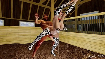 MILF Cow Slave Rough Anal Creampie