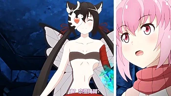 Usamis Eyes Big Tits Blowjob and Creampie