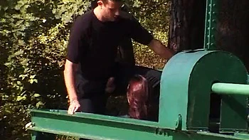 Vintage Amateur Blasen Doggy Reiterin