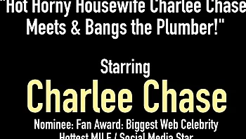 Crazy cougar Charlee Chase fucked by plumber couple