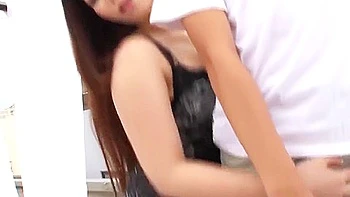 Asian Couple Creampie Blowjob in Car