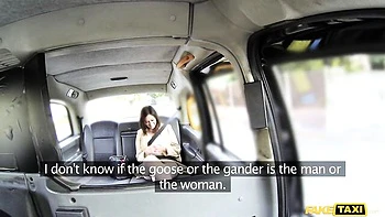 Morena gostosa Anna Joy fodida de missionário no banco de trás do carro