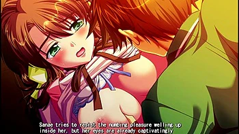 Санаэ 2: японское хентай трахает по-собачьи