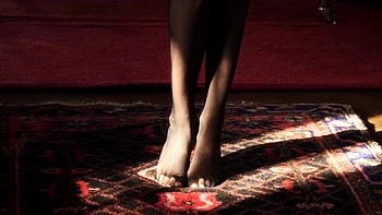 NancyLove Blonde babe in stockings solo