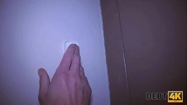 DEBT4k. Lovely debtor pays her debt using tight pussy and sweet mouth
