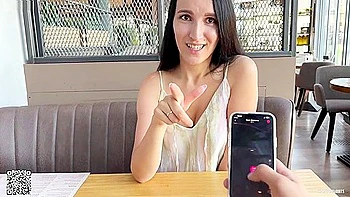 Hot German Girlfriend Tests Lovense Vibrator Publicly