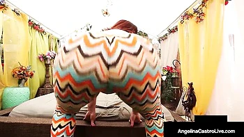 Innocent BBW Angelina Castro and Marcy's Fat Ass