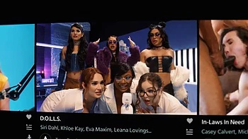 Cara sortudo fodendo trio anal com Katie Kush