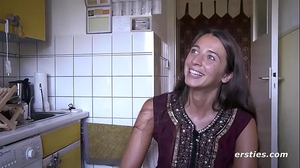 Ersties: Sexy Brunette Babe Gets Wet While Masturbating