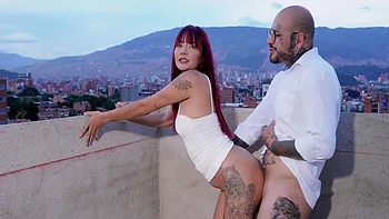 The Construction Worker Couldnt Resist And Ended Up Riding My Dick - Felipe Skull And Allison Sweet