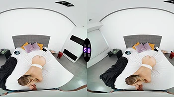 Kristy Waterfall loira geme no missionário apaixonado