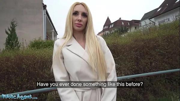 Public Agent Tattooed Blonde MILF POV Doggystyle and Cowgirl in Basement