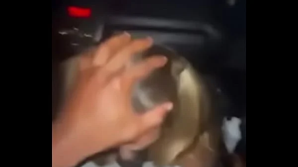 White girls sucks my big ass DICK in CAR
