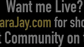 Sara Jay pawg chupando polla grande y follada interracial