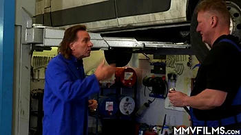 Hartherziger Vintage Amateur-Blowjob und Doggy