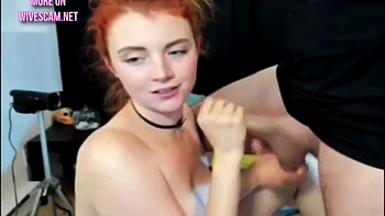 MILF ruiva engole pica grande e leva gozada