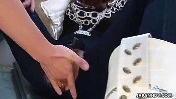 Emiri’s Tight Pussy Rubbing Outdoors with Fingering