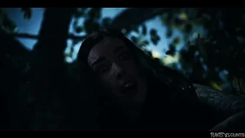 Mag Numb Creampie & DP in The Book of Curses - Big Ass Tattoo Babe in Horror Forest