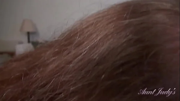 AuntJudys - Your Busty 61yo GILF Stepmom Maggie Jacks you Off & Sucks your Cock