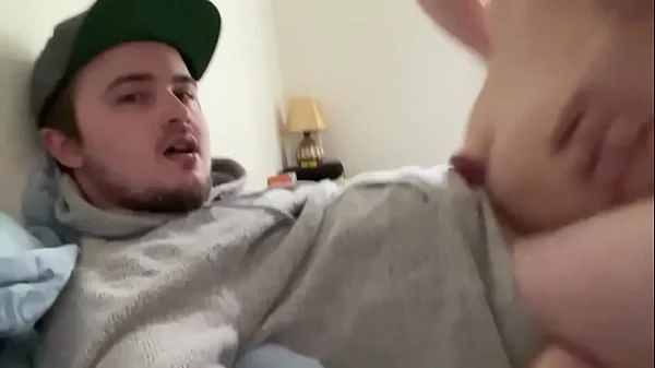 Assjob makes him cum in his own mouth!