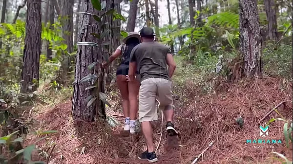 The best fuck in a forest with adult film actress Mariana Martix - HARD SEX OOTDOORS