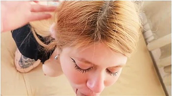 Submissive Blonde Gets Hard Fucked and Creampied