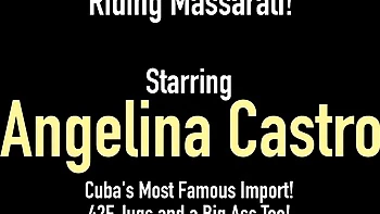 Angelina Castro's cougar with huge tits and strapon