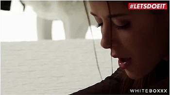 Brunette Babe Sybil Fucked With Soft Bondage Toys