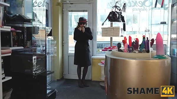 SHAME4K. Big Time Dildo Addict