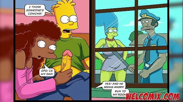 Taking the cop's cock - The Simptoons