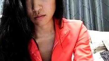 Close-Up Teen Masturbates Solo Striptease