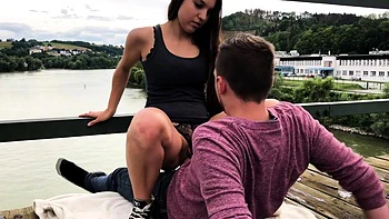 Brunette Teen Fucked Hardcore Outdoors POV