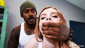Harlow West & Lucy Foxx Double Blowjob and Doggy Fuck