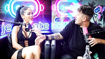Pregnant Alina Lopez Sucks Cock and Titfucks Tattooed Babe