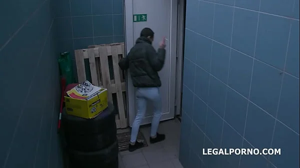 Short-haired Russian Whore Lola Shine Got Her Tiny Ass Stretched Out by Two BBC's in Rough DAP Drilling