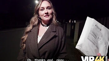 Charlie’s mature tits fucked by big white cock