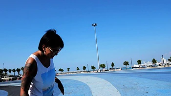 Big Ass Thai MILF Fucked Skateboarding Fail