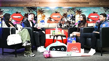 Violet Myers and Hailey Rose's pornstar podcast video by Pillow Talk