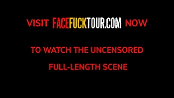 Huge Natural Tits Latina Slut Sloppy Throat Fucked Rough Pov On Her Knees With Steven Hard