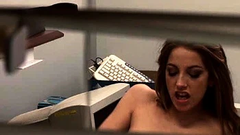 Small tit brunette gives a POV blowjob