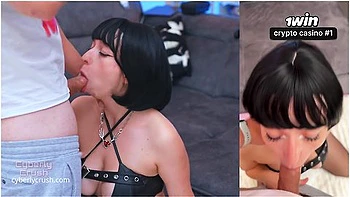 Cyberlycrush - Hot Alt Girl Made Me Cheat And Creampie Her For Halloween Ritual