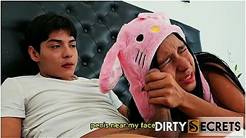 My Stepbrother Sticks His Dick In My Ass To Overcome My Fear Of Thunder