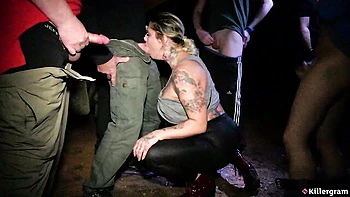 Spicy Tallulah's outdoors sex sex